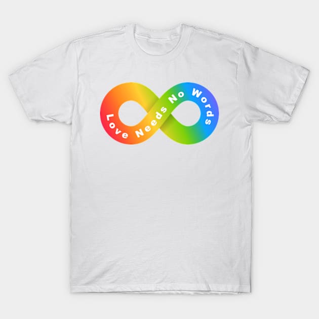 Autism Infinity Symbol T-Shirt by yphien